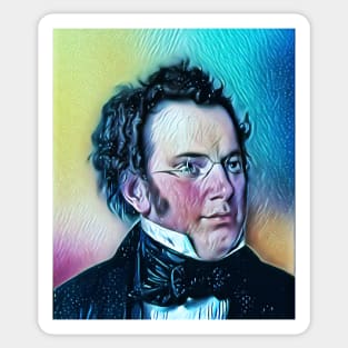 Franz Schubert Portrait | Franz Schubert Artwork 5 Sticker